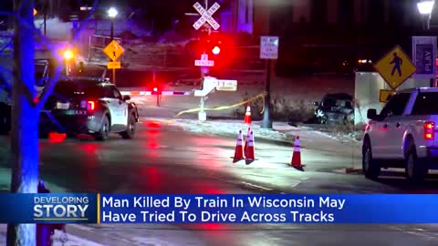 Man killed by Amtrak train coming from Chicago while trying to cross tracks