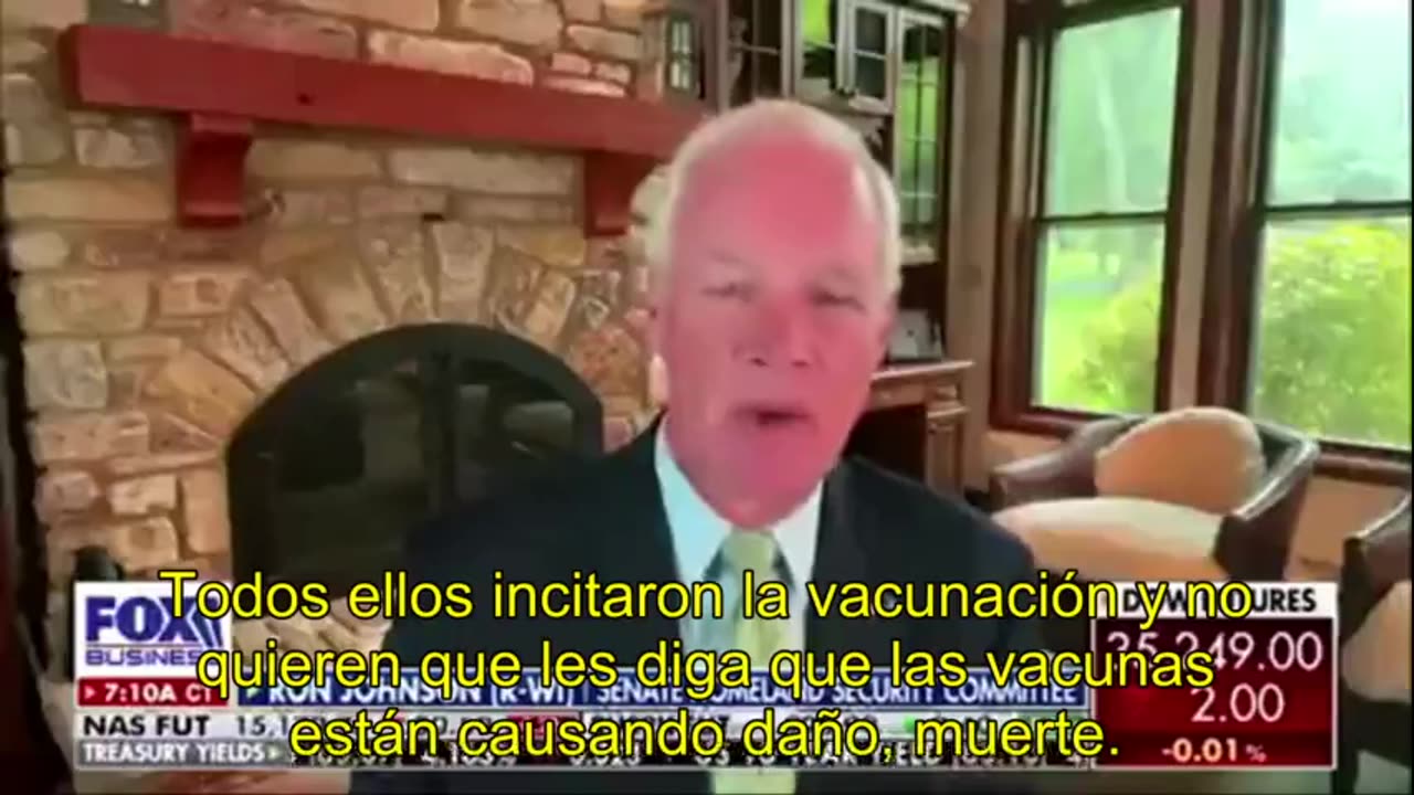 Ron Johnson Sen. Wisconsin "(Covid-19) was planned / fue planeado por una élite"