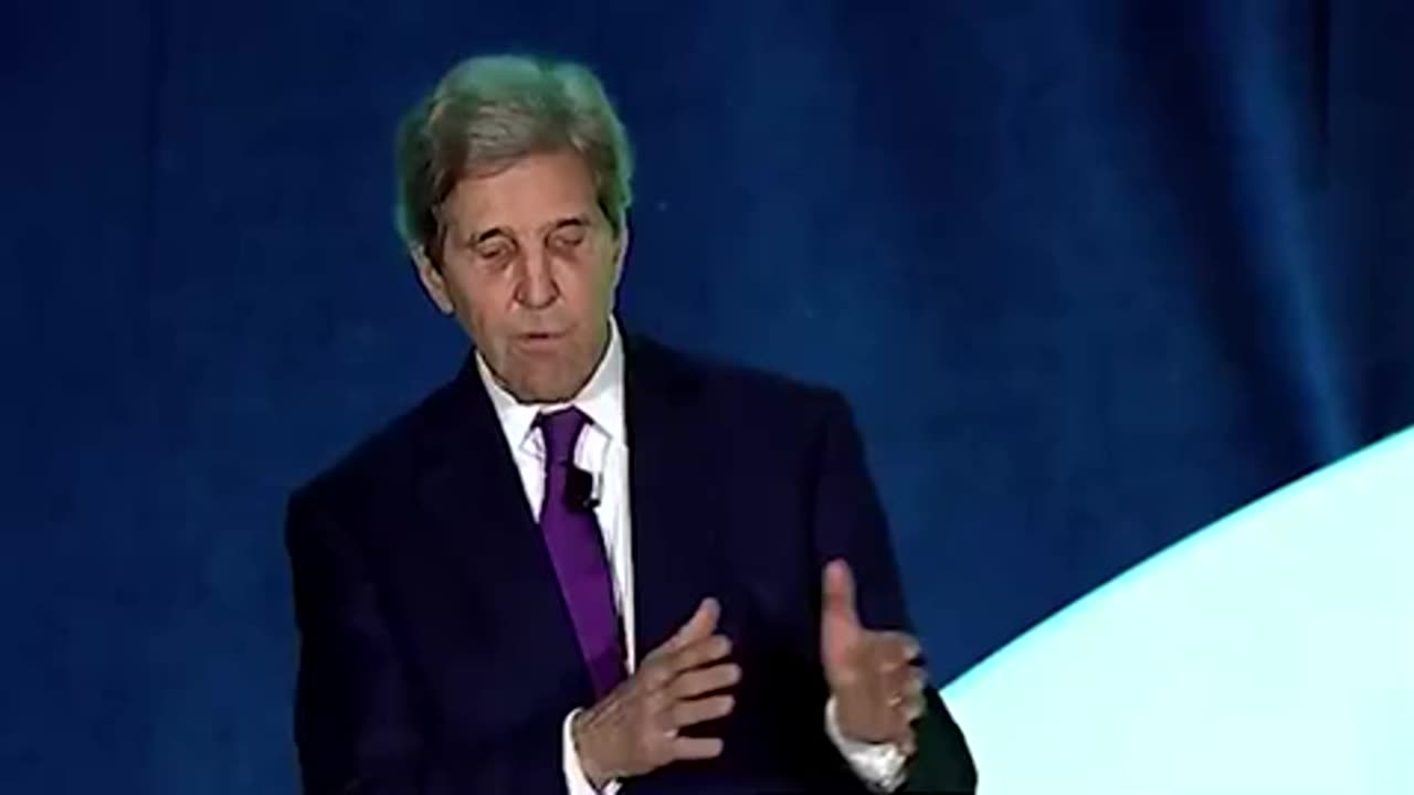 John Kerry talks about reducing agriculture to combat climate change