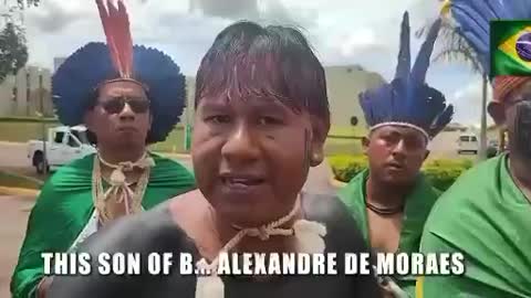 Índios contra Lula e STF