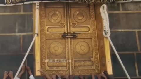 😍 SubhanAllah 🕋 Kaba Door Opening #shortfeed
