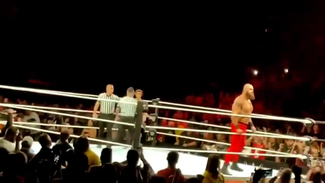 BRAUN STROWMAN DESTROYS OMOS WWE LIVE EVENT 2022