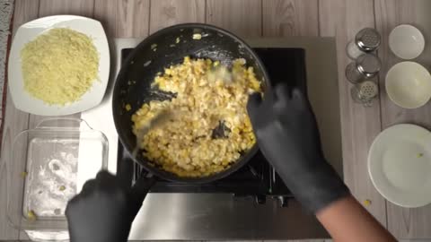 Heat the butter in a pan before adding the corn