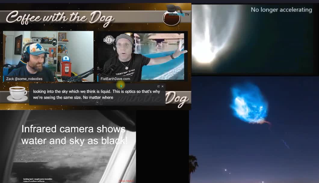 Sky above firmament/dome is water? - a video compilation
