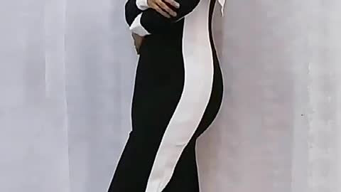 2022 New Long Sleeve Off Shoulder Club Dress Celebrity Runway Party Dress