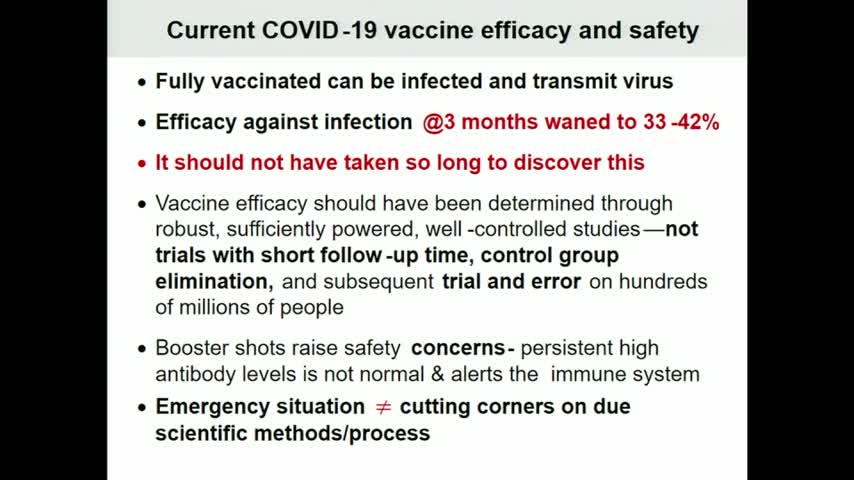 Bhargava speaking at Senator Johnson Expert Panel on Federal Vaccine Mandates and Vaccine Injuries