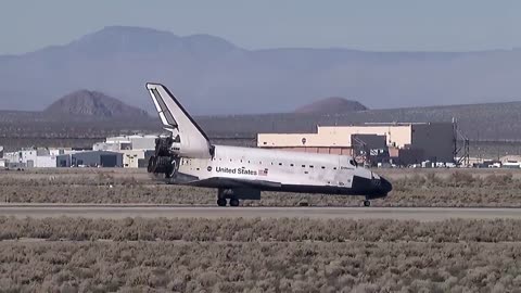 This is how the Space Shuttle landed after being in Space