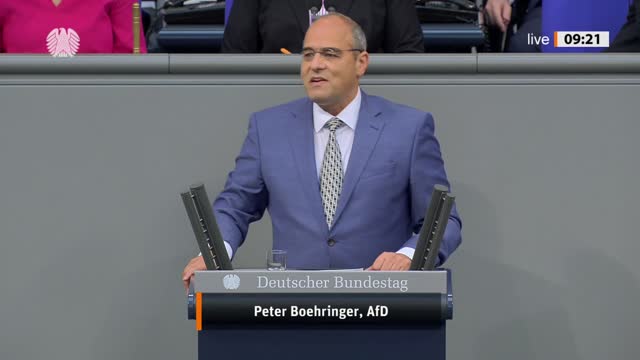 Peter Boehringer Rede vom 14.10.2022 - Änderung des Stabilisierungsfondsgesetzes