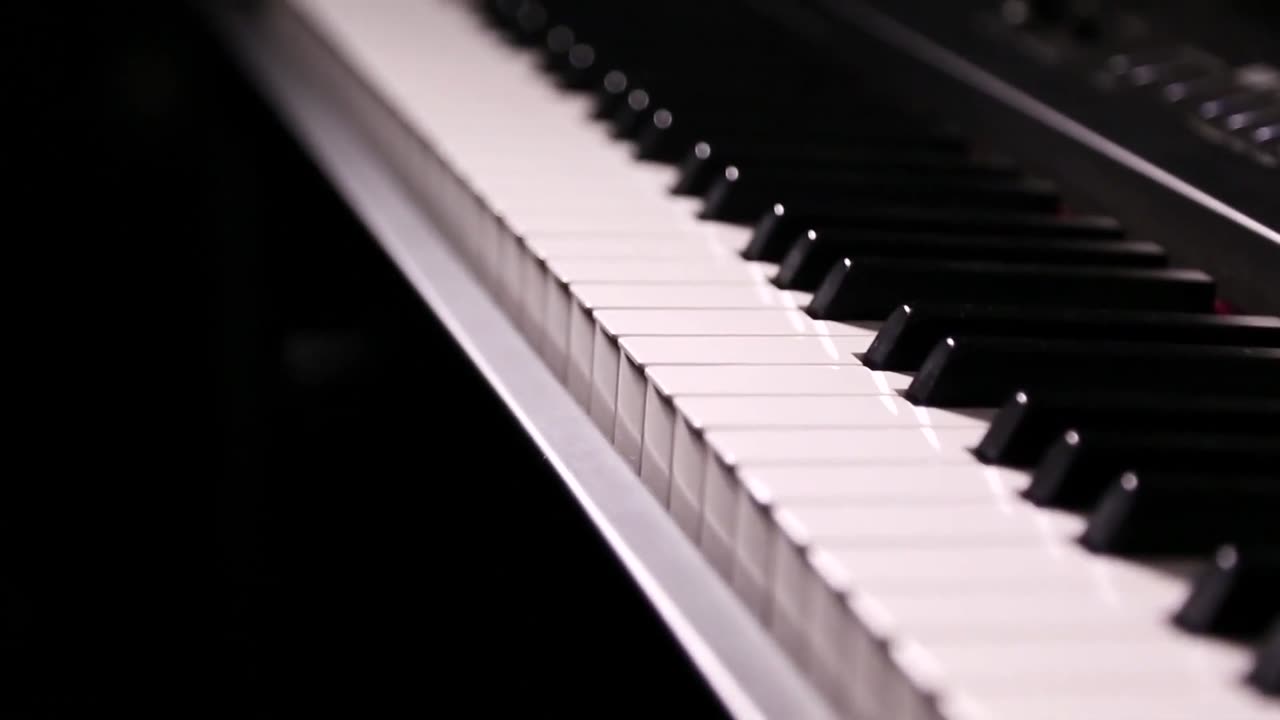 Piano Keys [Free Stock Video Footage Clips]