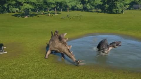 Huntingfound dinosaurs, gigantosaurus, hulk, kingkong, iron man, stegosaurus