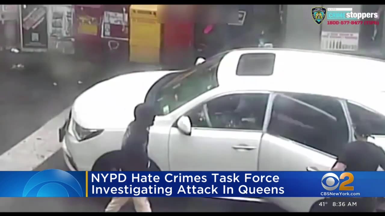 NYPD looking for 3 in suspected anti-Asian hate crime in Queens