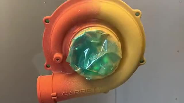 Automobile turbocharger small parts painting maintenance painting