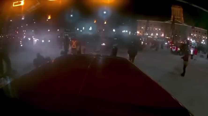 Man Assaults Four Freedom Protesters with a Jeep