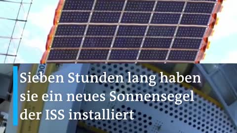 Außeneinsatz an der ISS DW Nachrichten