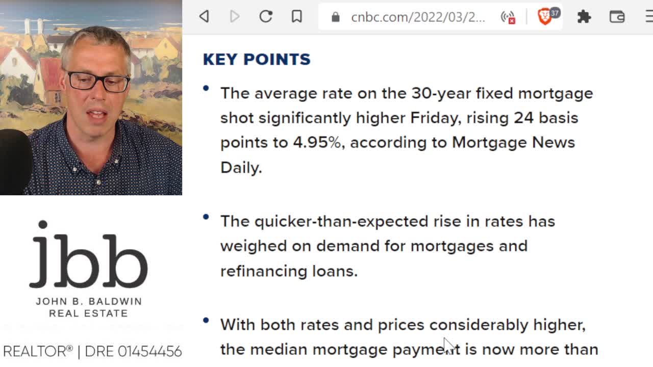 Impact of rising interest rates on Sellers! March 25, 2022