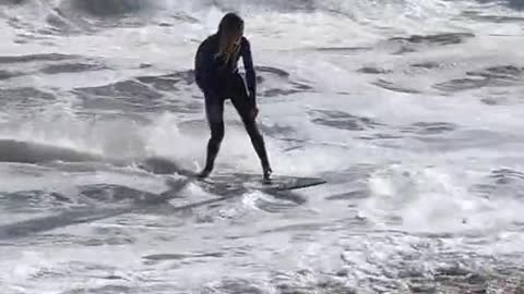 Show of hands… who’s ever been tubed on a #skimboard