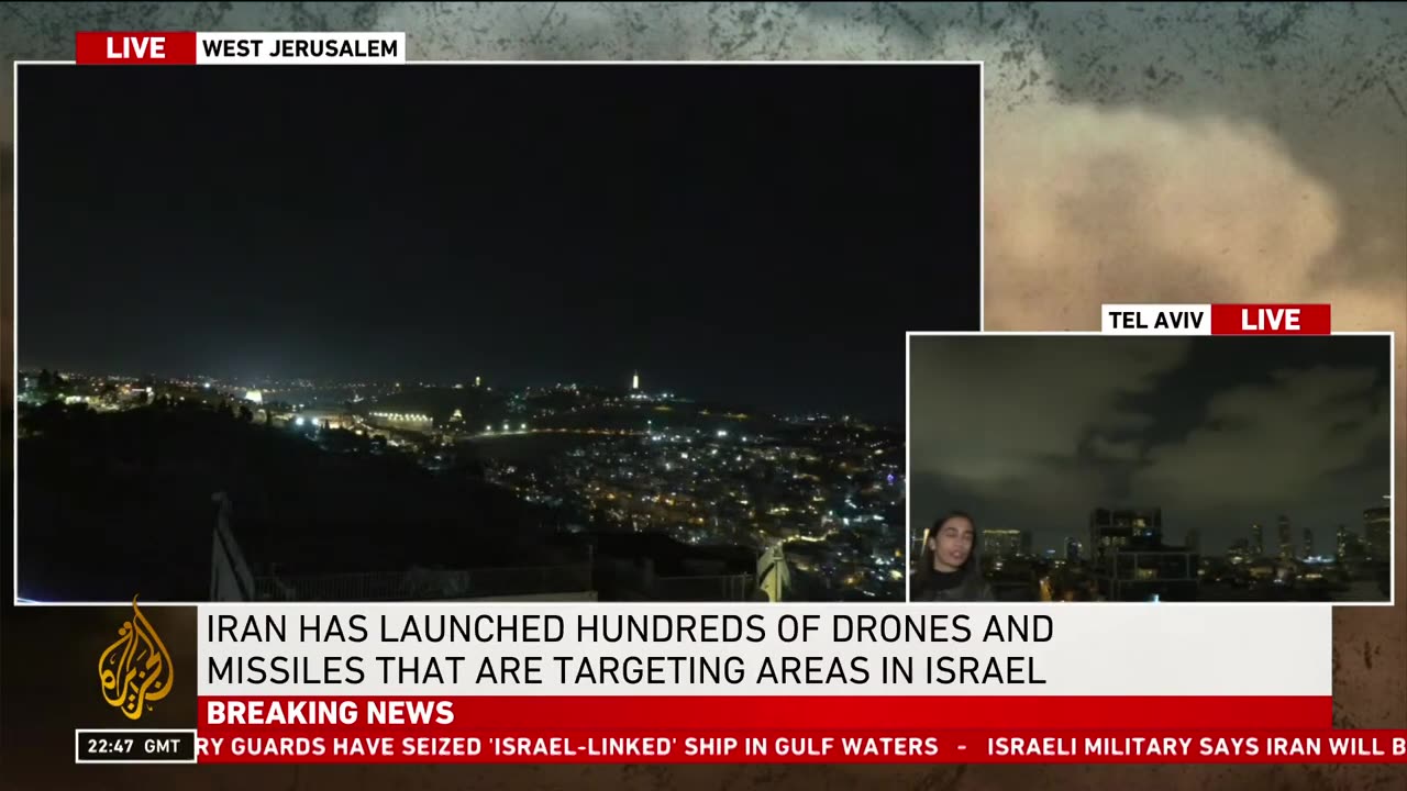 IRan Launches Air Attack on Israel with drones
