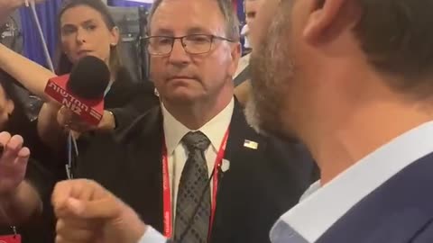 Donald Trump Jr Gets Blocked From the Post Debate Spin Room