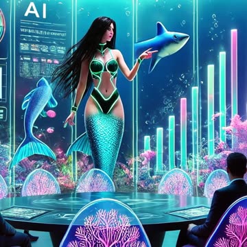 AI The Overachieving Mermaid Intern #rachael #mermaid