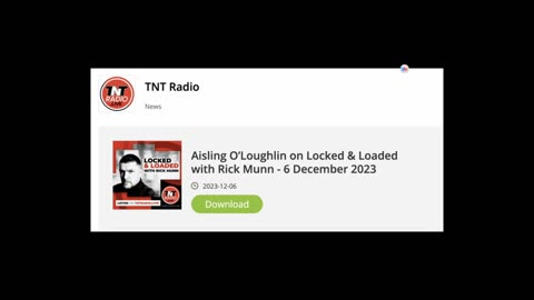 Rick Munn on Locked & Loaded-Aisling O'Loughlin interview 6-12-23