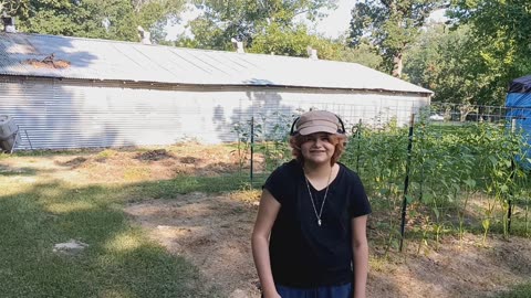 Potato's and fun in the garden