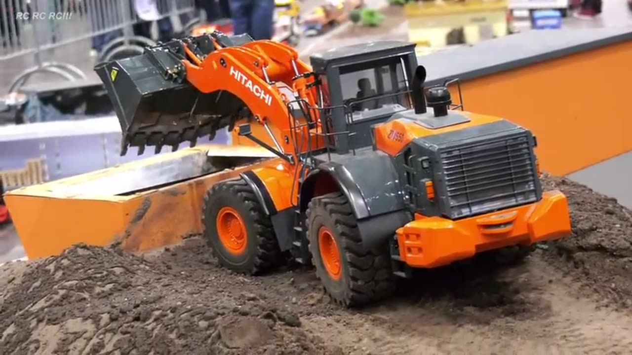 UNIQUE RC MODEL TRUCKS, DOZER CAT 963D, EXCAVATOR VOLVO