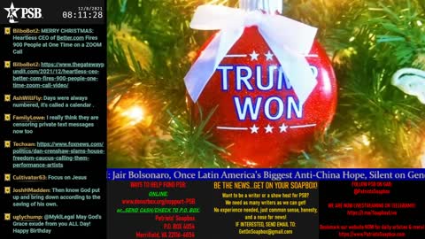 2021-12-08 07:00 EST - Patriots Soapbox AM: with LadyRWB , MykelJaye & DD