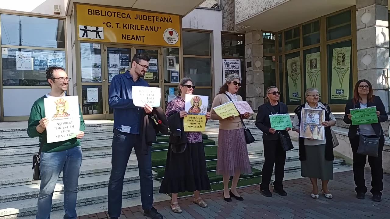 Spunem NU orașelor de 15 minute! - La Biblioteca Județeană din Piatra Neamț