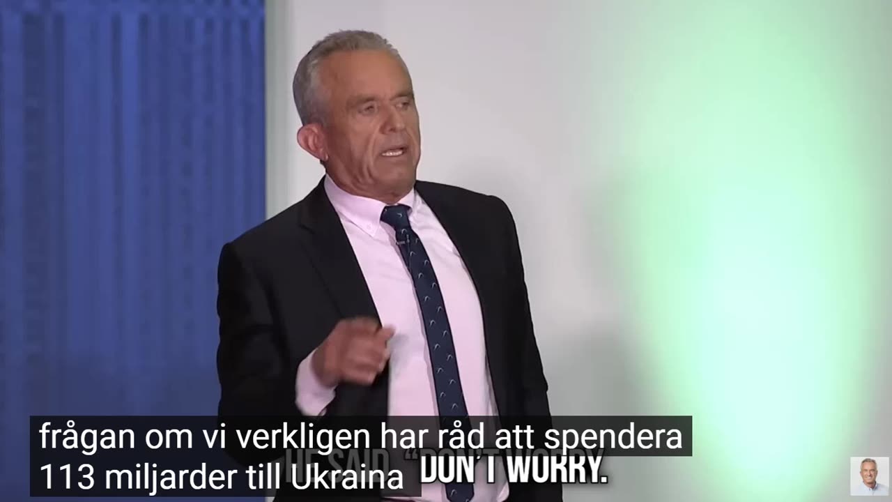 # 920 - Robert F. Kennedy Jr: Ukrainakriget är en penningtvättskomplott TEXTAD.