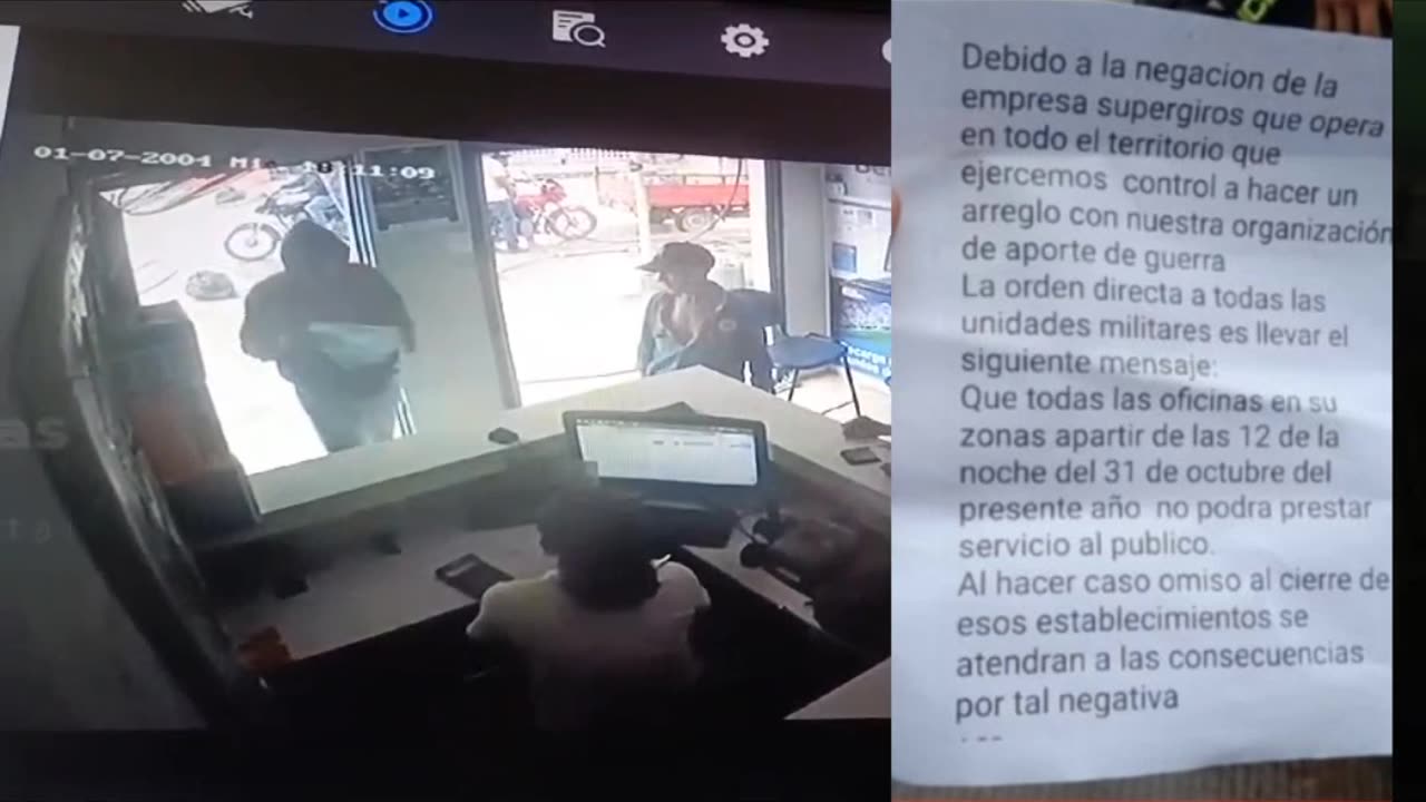 Video registró el asesinato de la joven trabajadora de Supergiros