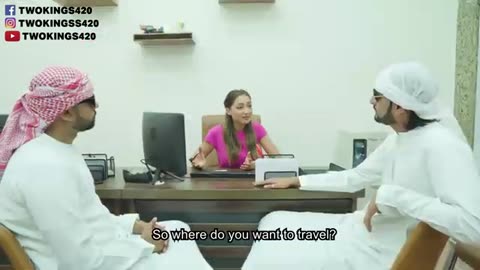 Arab Travelling First Time Comedy