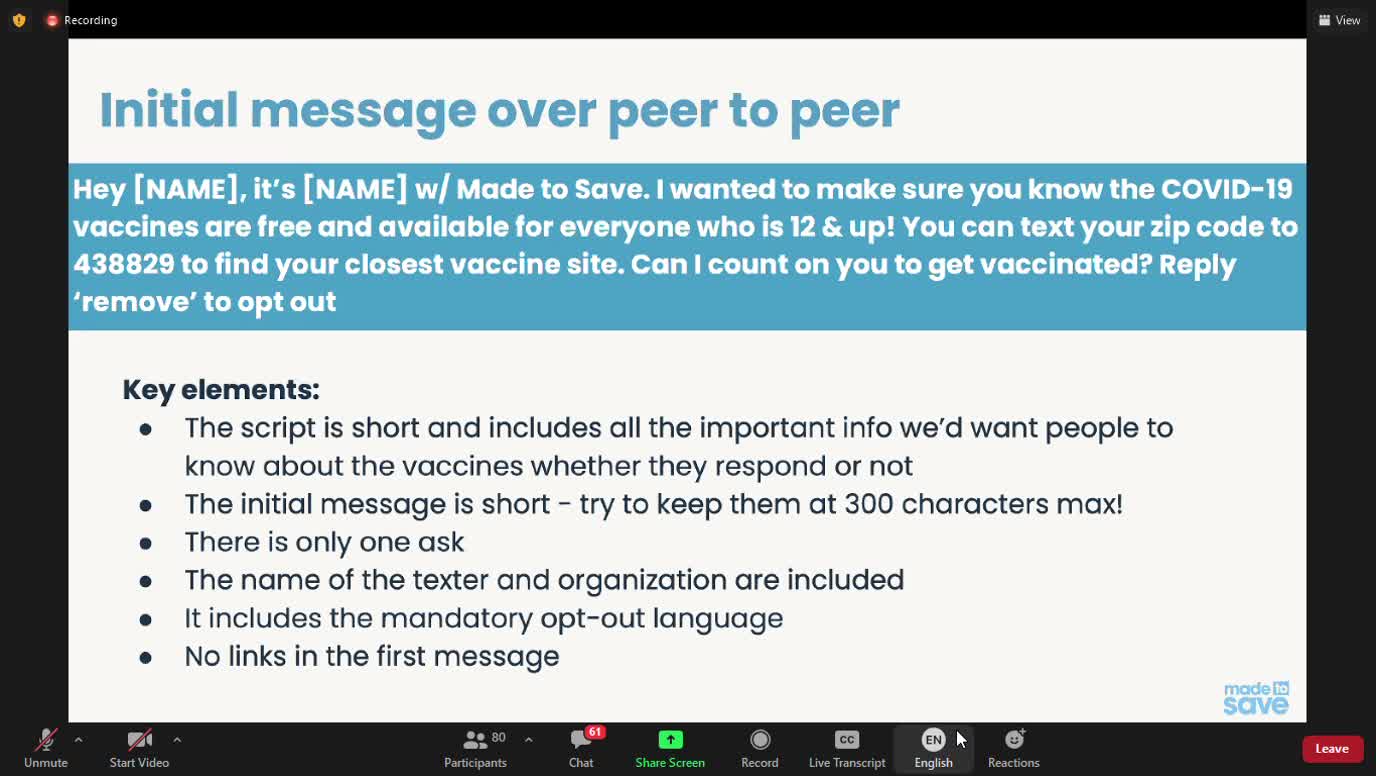 Best Practices for COVID-19 Vaccine Outreach
