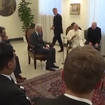 Bill Clinton met with Pope Francis at the Vatican today.