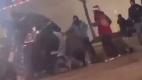 Car-ma: Vehicle Tips Over At A Illegal Street Takeover