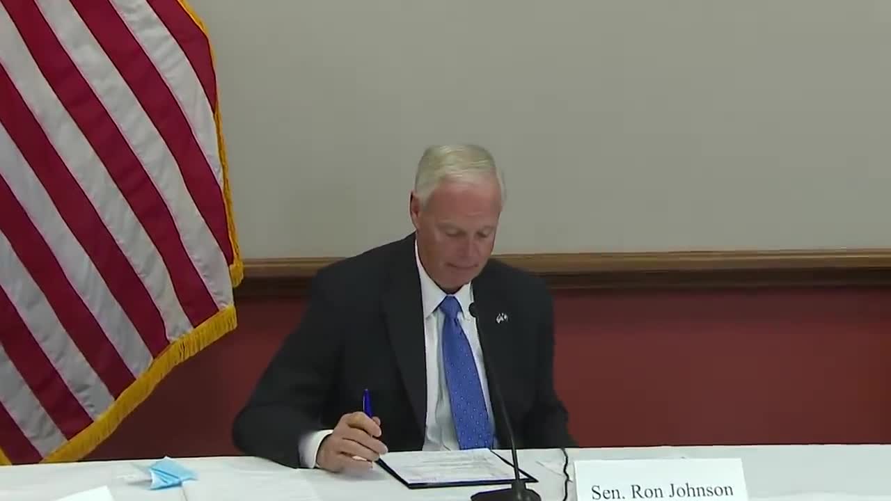 Sen. Ron Johnson with families on adverse reactions to COVID vaccine