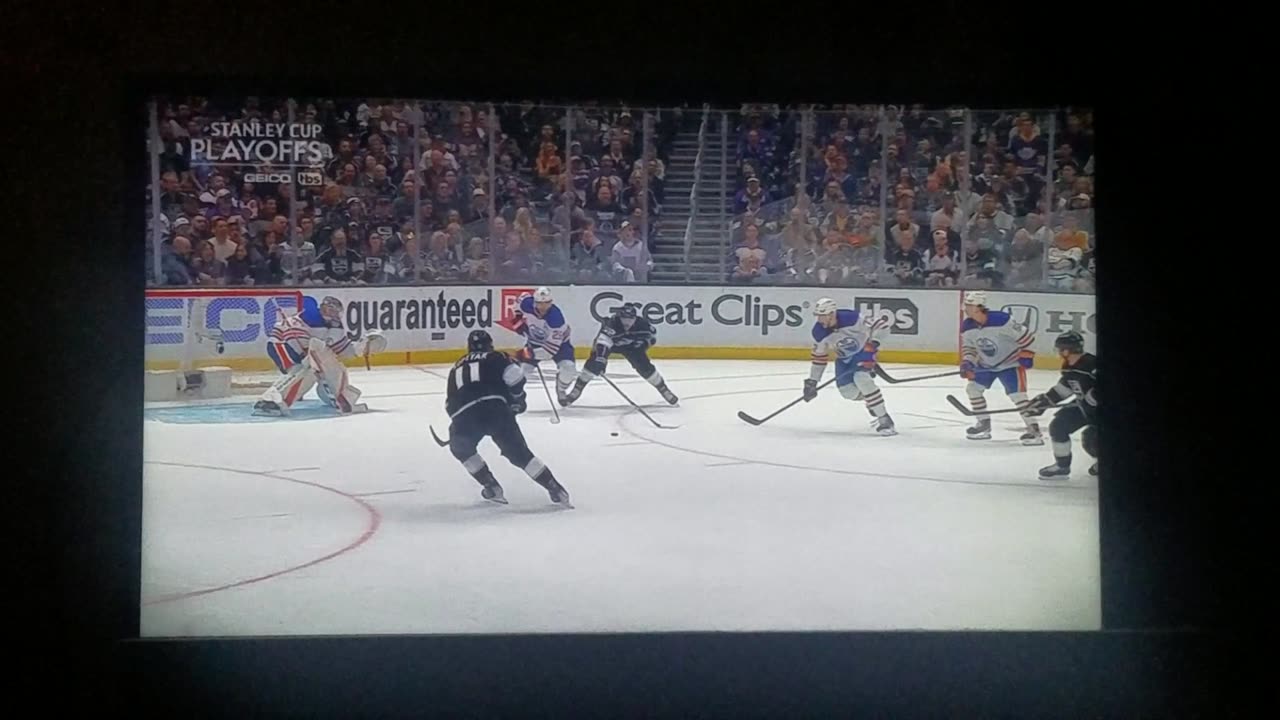 West 1st Round Game 4 - EDM vs LAK - Kings Lead 3-0