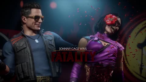 MK 11 JOHNNY CAGE FATALITY MR. CAGE NEIGHBORHOOD