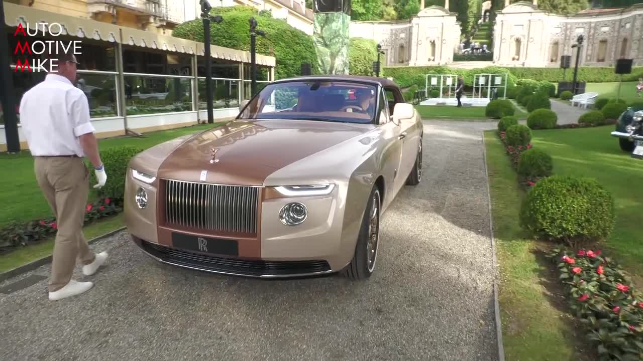 THIS IS THE $28 MILLION ROLLS-ROYCE BOAT TAIL - Villa d'Este 2023