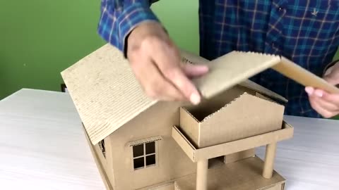 Paper house making very easy way best for school project work