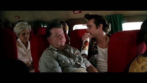 Ace Ventura JIM CARREY # Funny Plane Scene