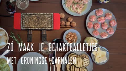 Gronings gourmetten: gehaktballetjes met Solt garnalen