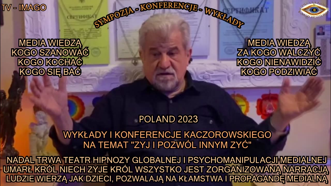 NADAL TRWA TEATR HIPNOZY GLOBALNEJ I PSYCHOMANIPULACJI MEDIALNEJ UMARŁ KRÓL,NIECH ZYJE KRÓL,WSZYSTKO JEST ZORGANIZOWANĄ NARRACJĄ,MEDIA WIEDZĄ KOGO SZANOWAĆ KOGO KOCHAĆ KOGO SIĘ BAĆ,MEDIA WIEDZĄ ZA KOGO WALCZYĆ KOGO NIENAWIDZIĆ KOGO POZWAĆ.LU