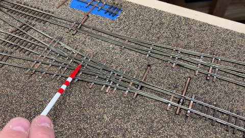 Model Railroad Update 92 (Turnouts...and the HOn3 Three-Way)