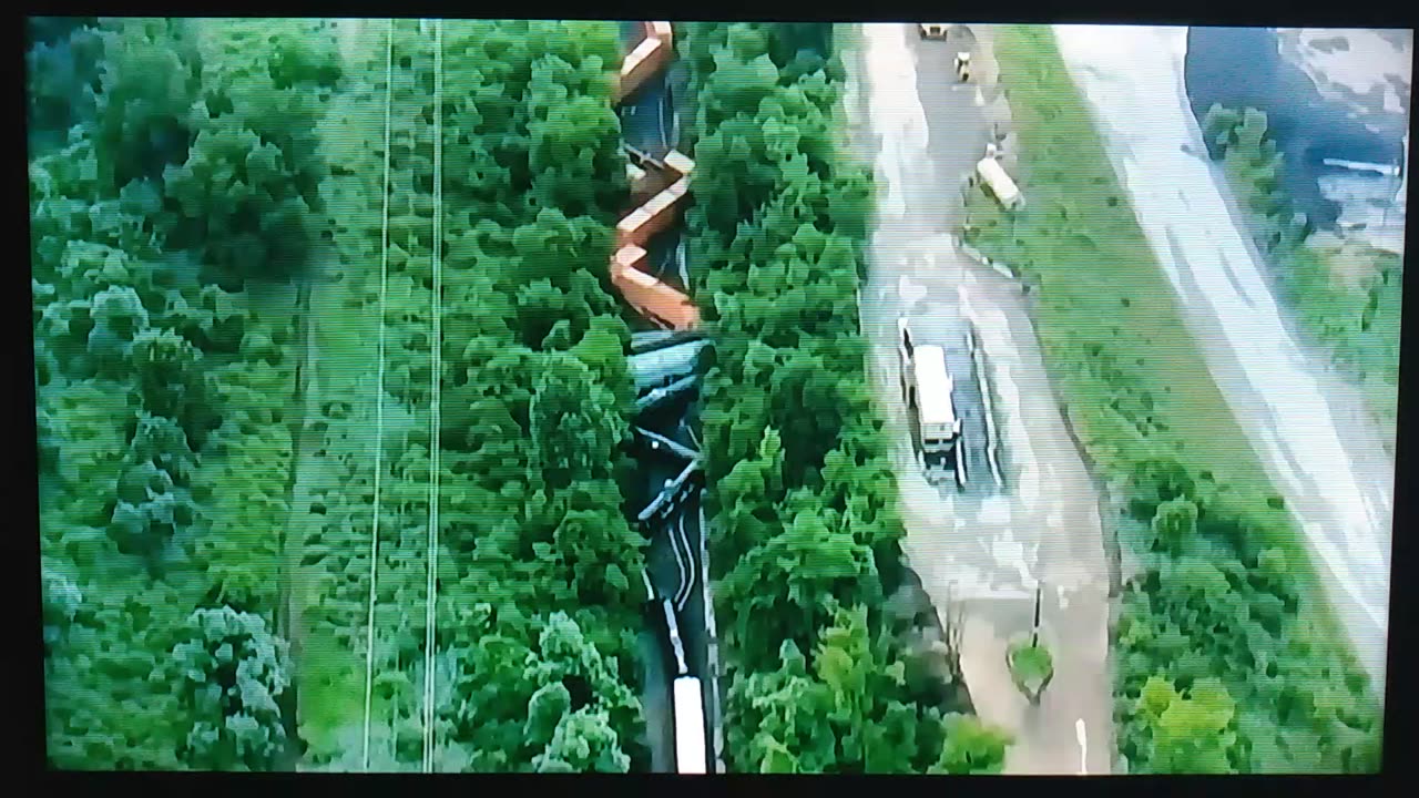 WELL, ANOTHER HAZARDOUS MATERIAL DERAILMENT. I'M NOT SURPRISED.