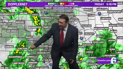 Rain moves out Saturday Central Texas Forecast