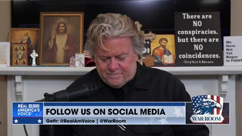 Steve Bannon: "President Trump's Crushing Him [Biden] On Being A Defender Of Democracy"