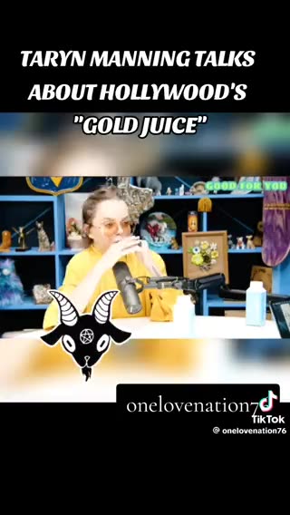 Taryn Manning Talks About Hollywood's "Gold Juice"