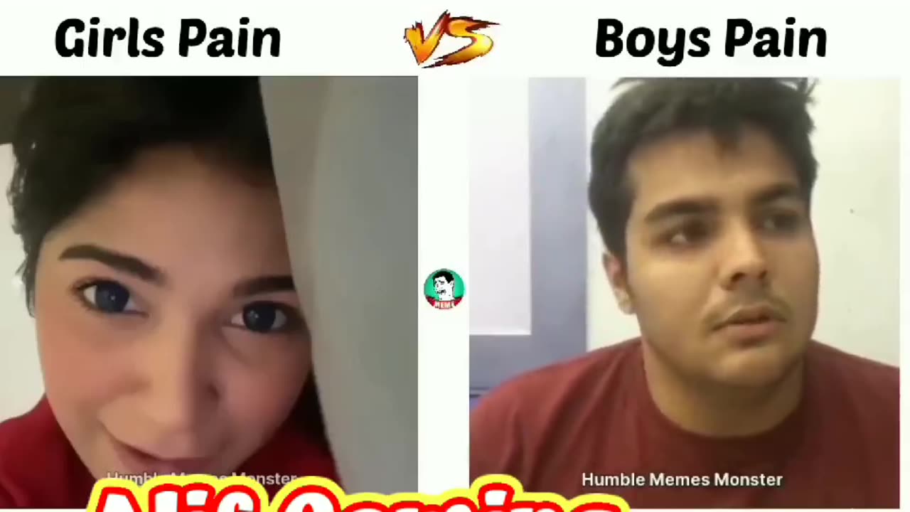 Girls pain Vs boys Pain