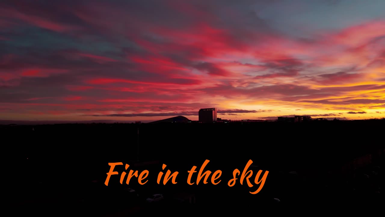 fire in the sky