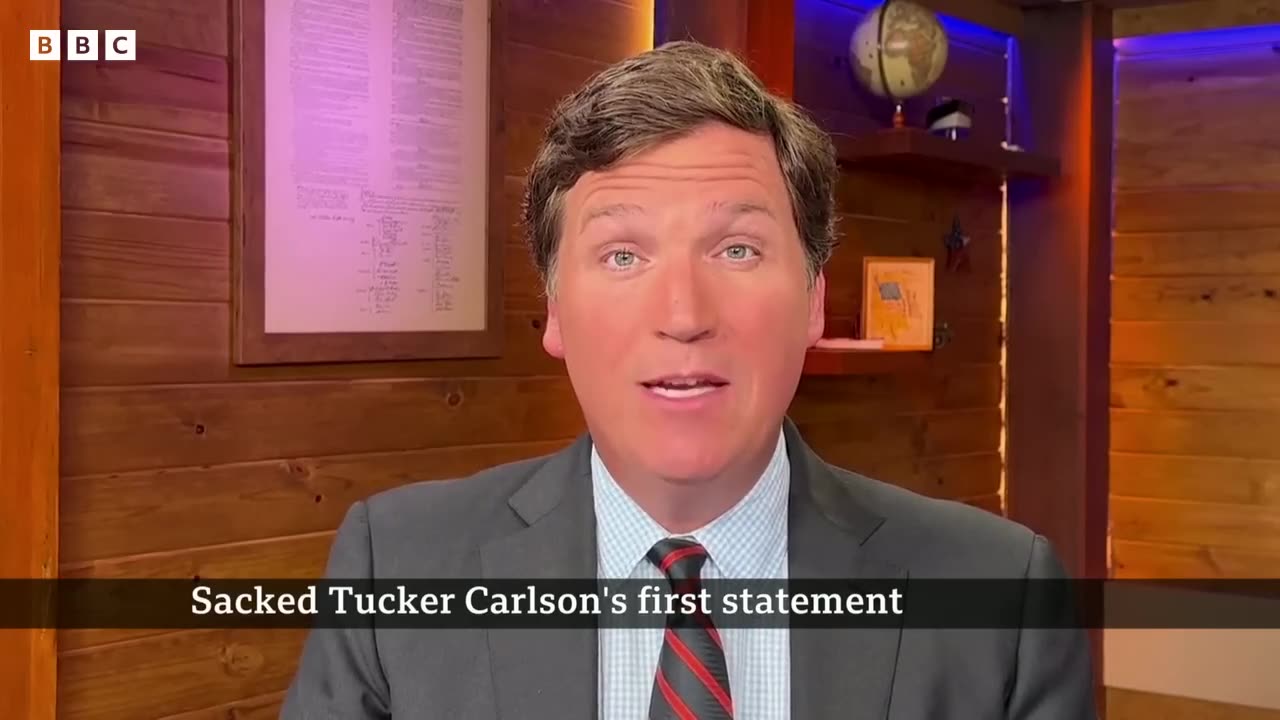 Tucker carlson||breaks silence after fox News exit